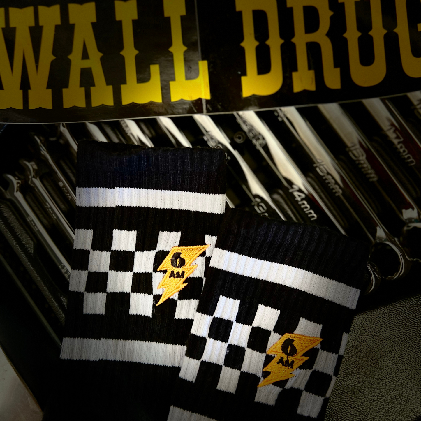 CHECKED OUT - CREW SOCKS *LIMITED EDITION*