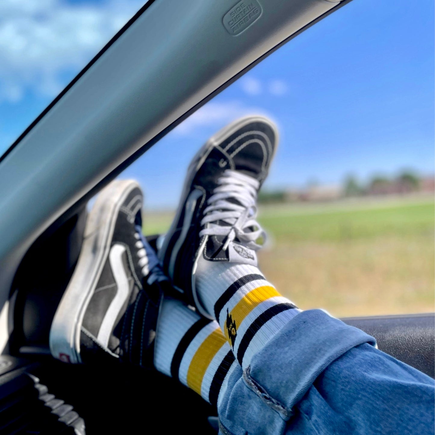 ELECTRIC VINTAGE -  CREW SOCKS *LIMITED EDITION*